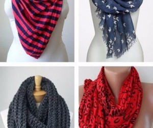 Идеи как стильно завязать женский шарф