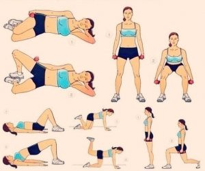 5 простых упражнений для ног и ягодиц